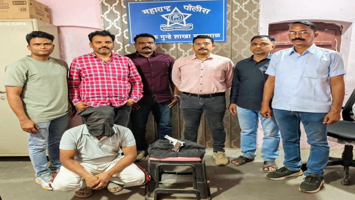 यवतमाळ में अवैध पिस्तौल के साथ युवक गिरफ्तार, स्थानीय अपराध शाखा की कार्रवाई