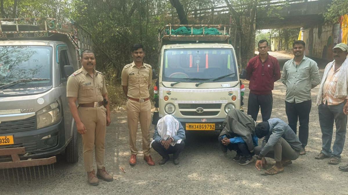 चंद्रपुर में गोवंश तस्करी का भंडाफोड़, 6 मवेशी मुक्त, 6.40 लाख का माल जब्त