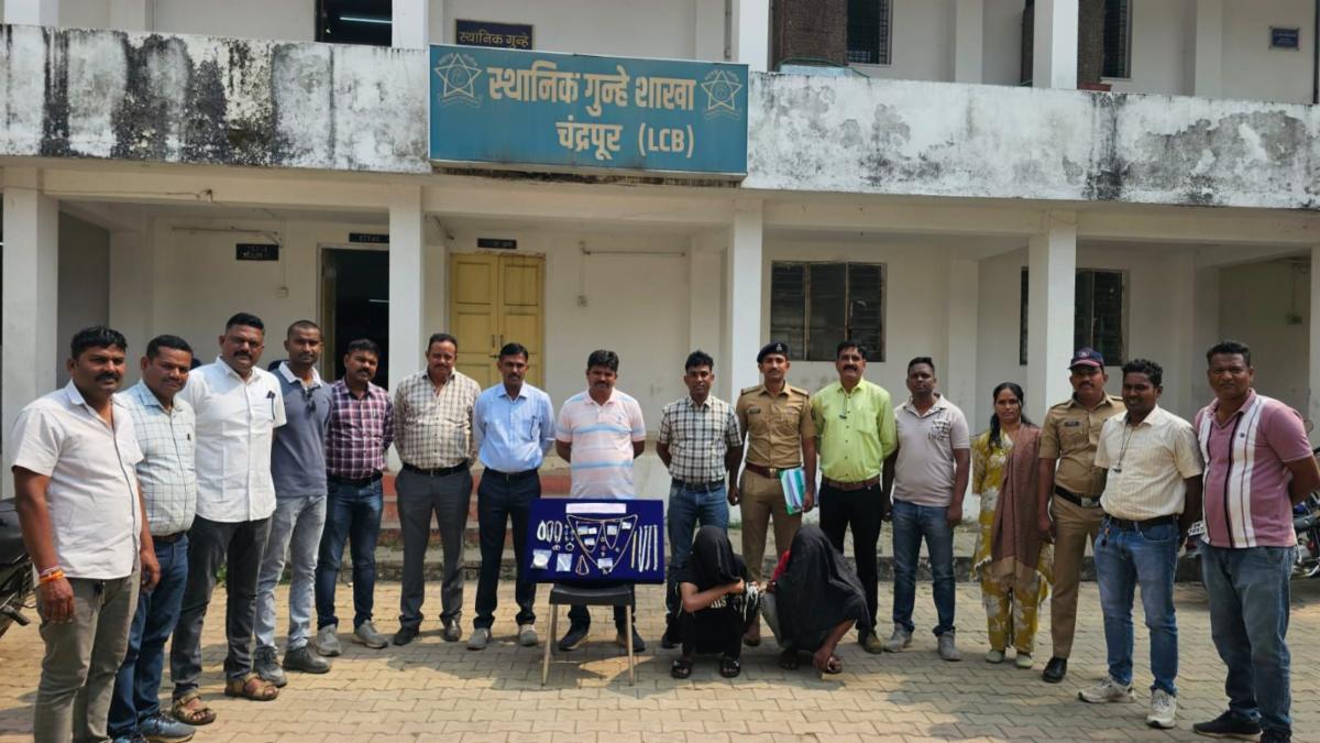 चंद्रपुर में बड़ी कार्रवाई: रिकॉर्डशीट आरोपी गिरफ्तार, 3 घरफोड़ चोरी के मामले उजागर